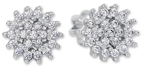 Soliter Úchvatné náušnice z bílého zlata 239 001 01067 07