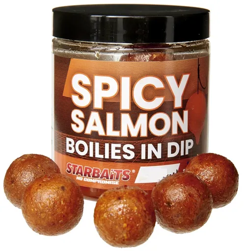 Starbaits boilies in dip concept spicy salmon 150 g - 20 mm