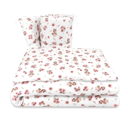 Miminu Mantinel s povlečením do postýlky, 3D sada Bavlna, Kačenky