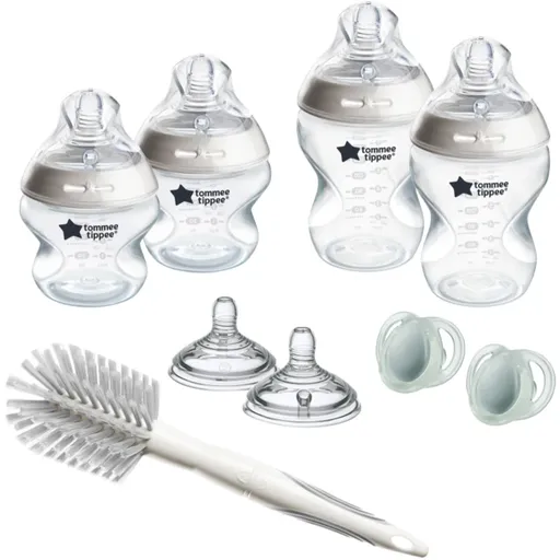 Tommee Tippee Natural Start Anti-Colic sada pro miminka samosterilizační 0 m+ White