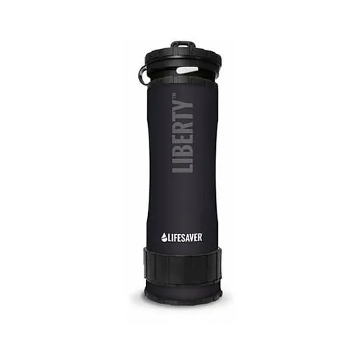 Lifesaver LIBERTY Filtrační a čistící láhev, černá, velikost 400 ML