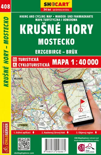 SC 408 Krušné hory, Mostecko 1:40 000