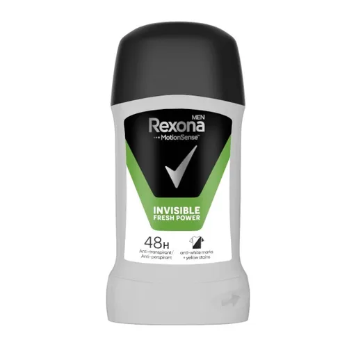 Rexona Tuhý antiperspirant pro muže Invisible Fresh & Power 50 ml