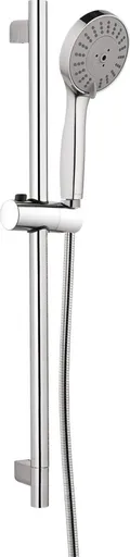 DEANTE Floxs chrom Sprchový set, 3 funkční, s posuvnou tyčí NGF_051K