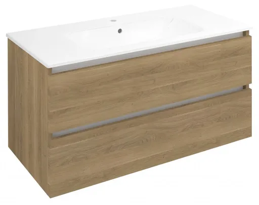 SAPHO EZARA umyvadlová skříňka 99,8x52x46cm, dub cuneo EZ101-2525