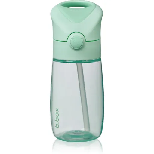 B.Box Junior dětská láhev s brčkem SpearMint 380 ml