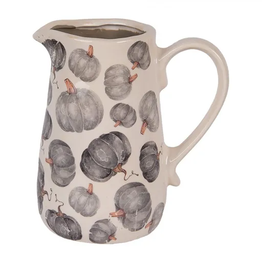 Keramický džbán s dýněmi Country Style Pumpkin M - 16*12*18 cm Clayre & Eef