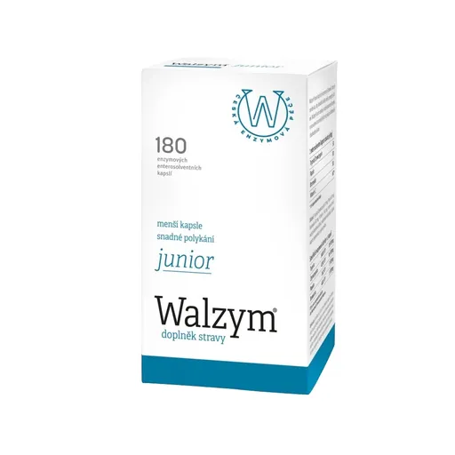 Walzym Junior enzymové kapsle 180 kapslí