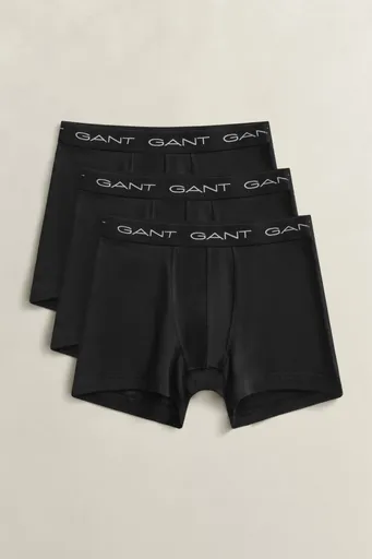 SPODNÍ PRÁDLO GANT BOXER BRIEF 3-PACK BLACK