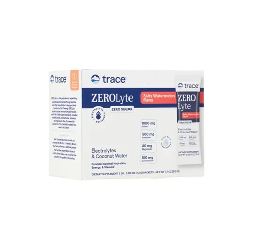 Trace Minerals ZeroLyte - elektrolyty s příchutí vodní meloun 30 sáčků