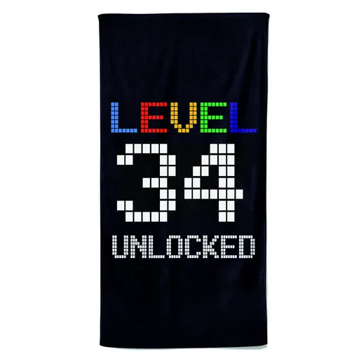 Osuška Level Unlocked (věk: 34, Velikost osušky: 100x170cm)