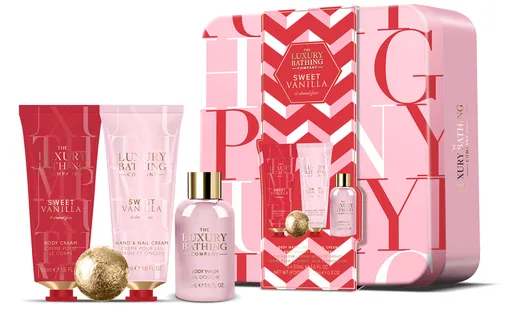 The Luxury Bathing Company Dárková sada v plechové dóze Vanilka