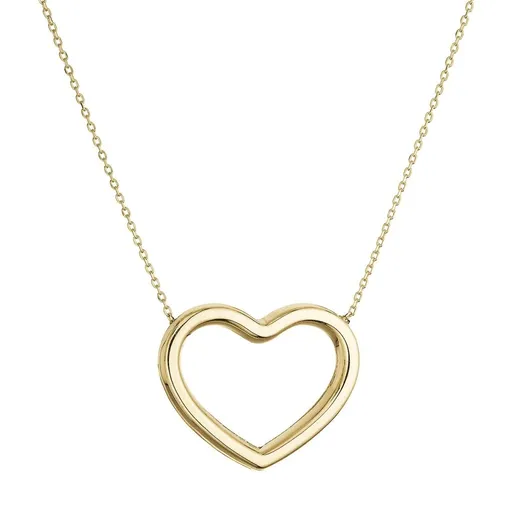 Evolution Group - Pavona Romantický zlatý náhrdelník srdíčko 92A00056