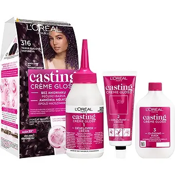 L'ORÉAL CASTING Creme Gloss 316 Tmavá fialová (3600521334751)