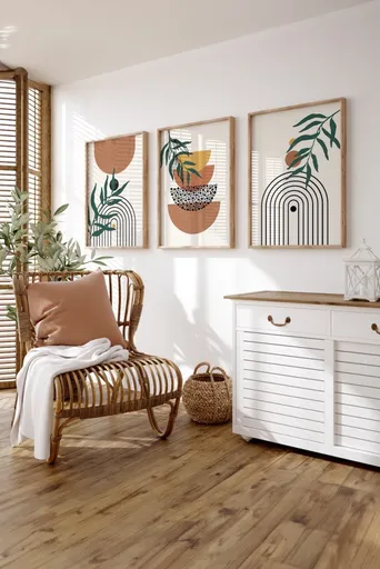 Dekorativní rámovaný obraz (3 kusy) Artsycllct33