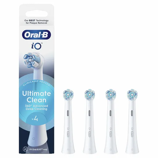 Oral B Náhradní kartáčkové hlavice Ultimate Clean iO White 4 ks