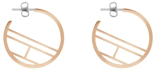 Tommy Hilfiger Pozlacené ocelové náušnice kruhy TH2780330