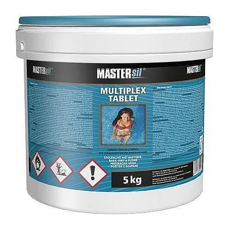 Multifunkční tablety pro chlorovou dezinfekci bazénové vody MASTERsil Multiplex 5kg