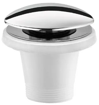 Polysan Vanová výpust Click Clack pro vany bez přepadu, chrom 71704