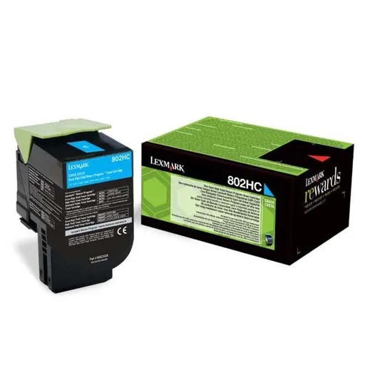 LEXMARK 80C2HC0 - originální toner, azurový, 3000 stran