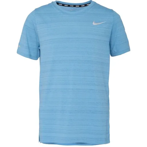 Nike DRI-FIT MILER Chlapecké tričko, modrá, velikost