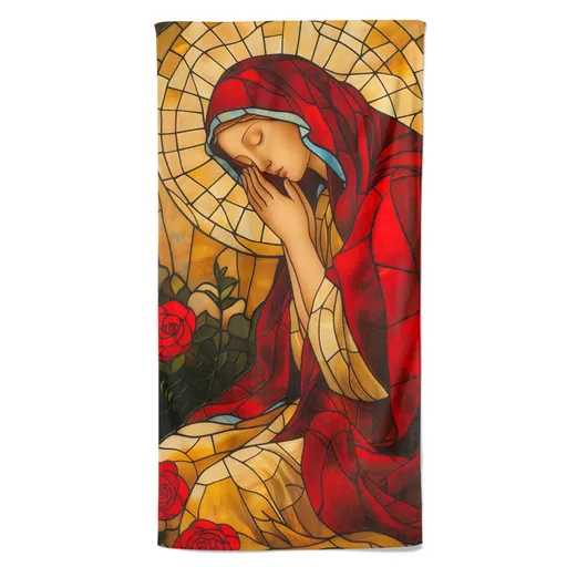 Osuška Svatá Marie (Velikost osušky: 70x140cm)