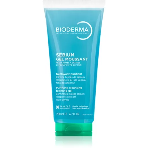 Bioderma Sébium Gel Moussant čisticí gel pro mastnou a smíšenou pleť 200 ml