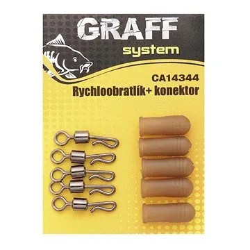 Graff Rychloobratlík + konektor 5ks Hnědá (8594185855248)