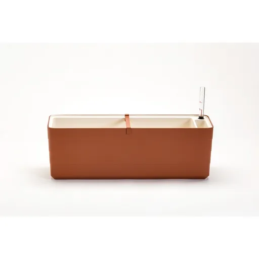 Plastia Samozavlažovací truhlík Berberis 60, terakota + slonová kost, 60 cm