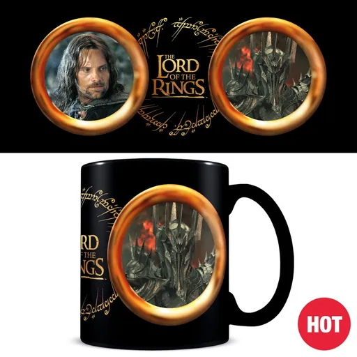 Pyramid International Pán prstenů měnící hrnek, 325 ml