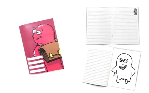 MEGASLIZOUN - sešit červený - Megabublina