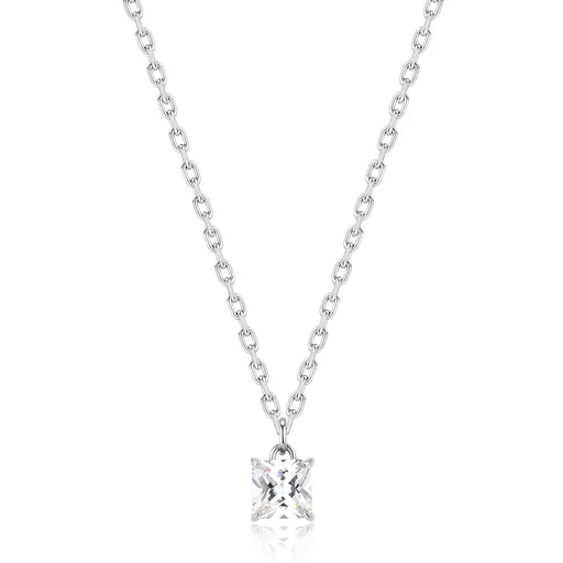 S'Agapõ Minimalistický náhrdelník z oceli Tricky STK08