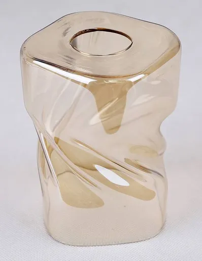 Jantarové skleněné stínidlo E27 pro lampu Felis