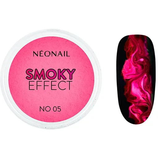 NEONAIL Effect Smoky barevný pudr na nehty odstín No. 05 Pink 2 g