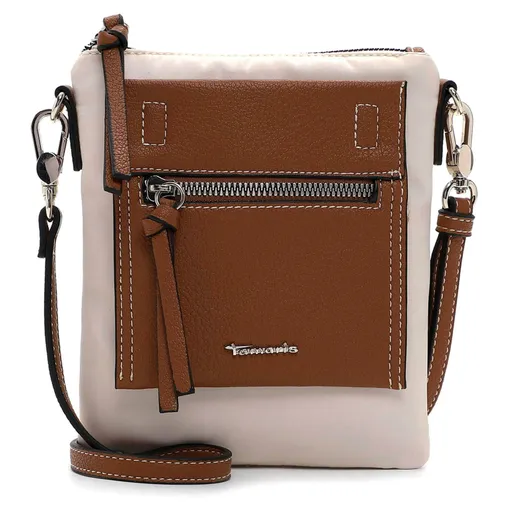 Dámská kabelka na mobil a doklady Tamaris Rikke - krémovo-hnědá