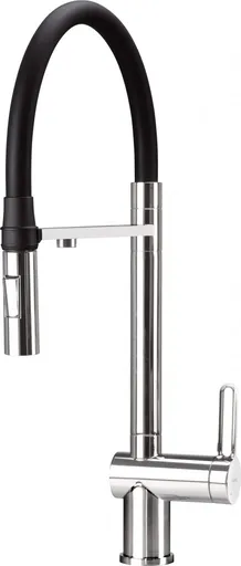 DEANTE Magnetic chrom Kuchyňská baterie, s připojením na vodní filtr, s elastickou hubicí BRM_075M