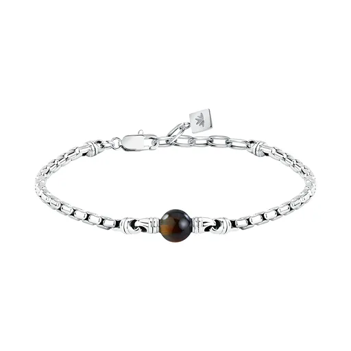 Morellato Pánský náramek s tygřím okem Pietre S1750