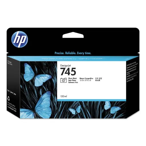 HP F9J98A - originální cartridge HP 745, fotočerná, 130ml