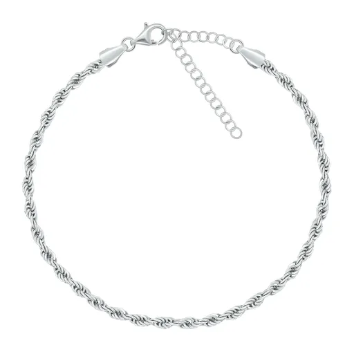 Brilio Silver Módní stříbrný řetízek na nohu ANK114W