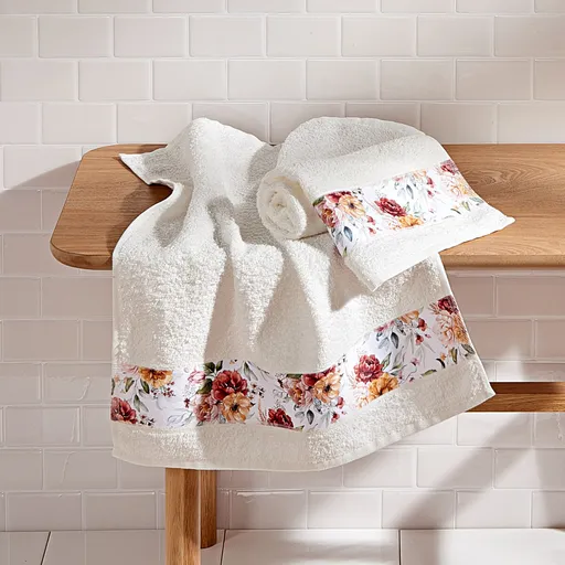 Ručník pro hosty Květiny