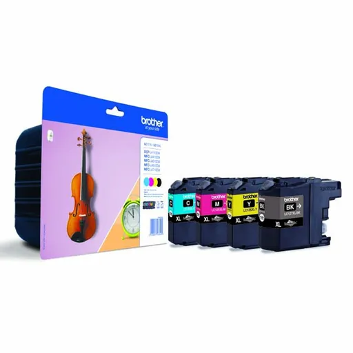 BROTHER LC-127-XL - originální cartridge, černá + barevná, 4x1200