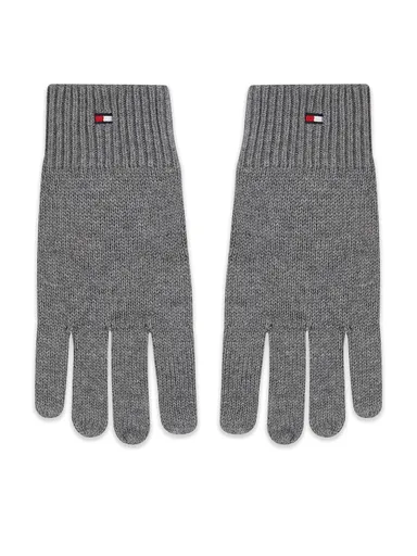 Tommy Hilfiger pánské šedé rukavice AM0AM11048 OS