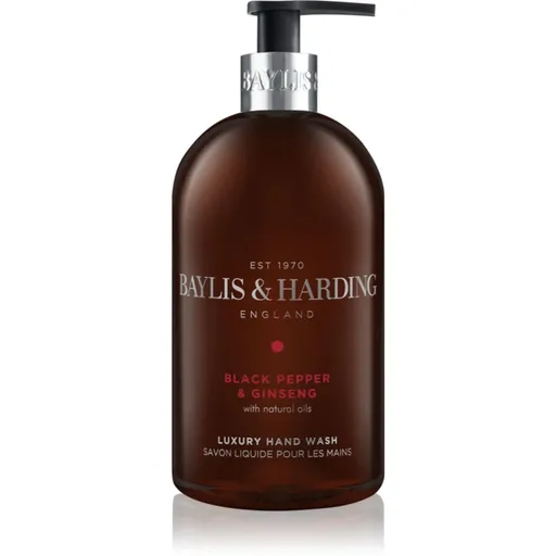 Baylis & Harding Black Pepper & Ginseng tekuté mýdlo na ruce 500 ml