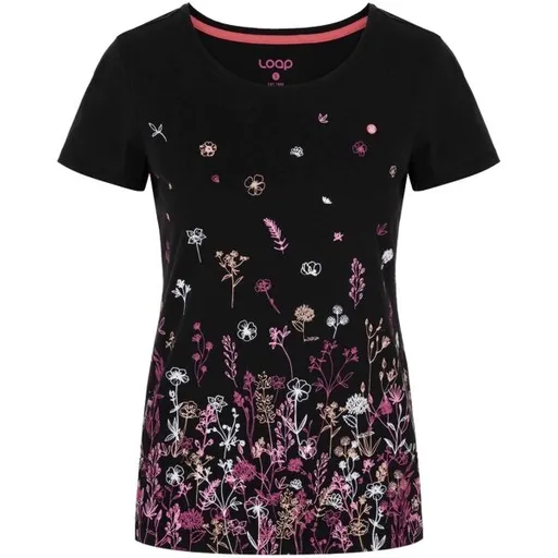LOAP BASTA Dámské triko, černá, velikost