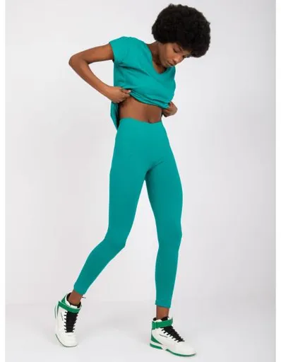 Dámské legíny pro každodenní nošení BRIGITTE zelené