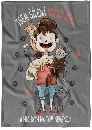 Deka Kočičí žena (Podšití beránkem: NE)