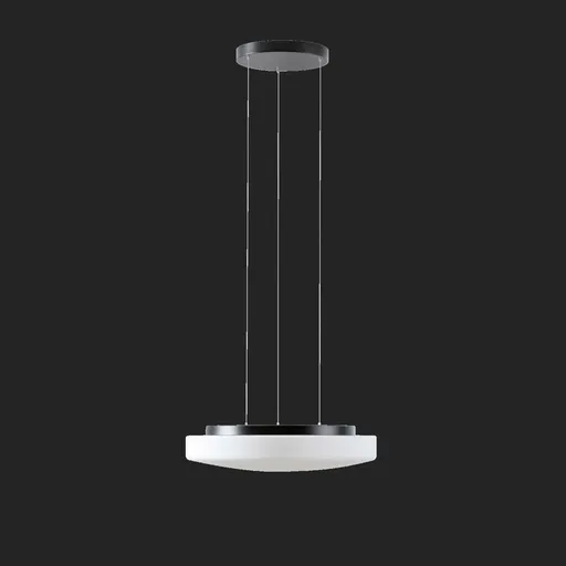 OSMONT EDN71398 EDNA LE5 závěsné skleněné svítidlo černá / bílá IP40 3000/4000 K 33W LED DALI