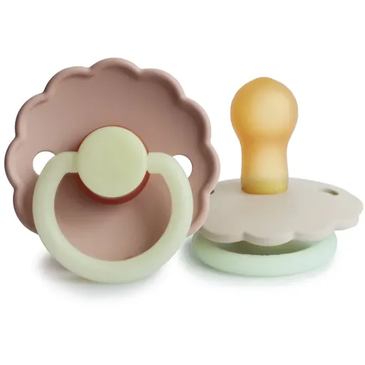 FRIGG Daisy Size 1:0-6 months dudlík Blush night/Cream night 2 ks