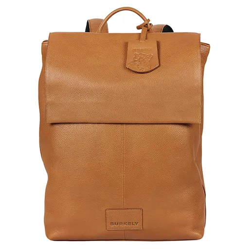 Dámský kožený batoh Burkely Hella - koňak