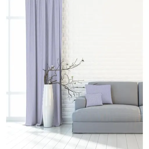 Závěs dekorační, OXY Proužek úzký 150 cm, šedomodrý 150 cm